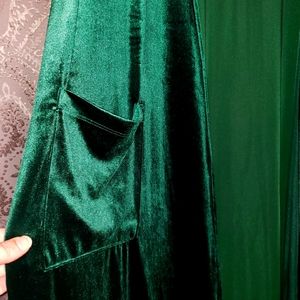 Green Duster cardigan